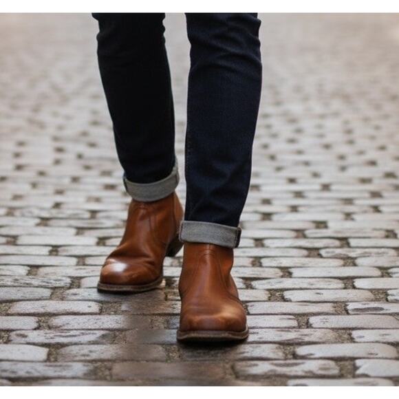 Vintage Florsheim Imperial Zipper Boots 10 D Chelsea Style - Picture 9 of 9